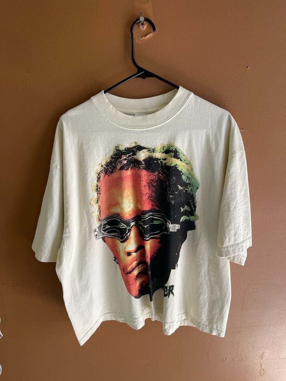 Shaka Wear Young Thug Portrait SuperMAXHeavy Drop Shoulder T-Shirt